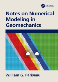 Cover image: Notes on Numerical Modeling in Geomechanics 1st edition 9780367762834