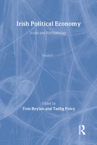 Cover image: Irish Political Economy Vol1 1st edition 9780415147378