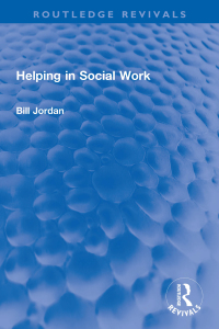 Cover image: Helping in Social Work 1st edition 9781032220925