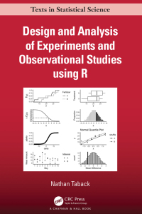 Cover image: Design and Analysis of Experiments and Observational Studies using R 1st edition 9780367456856