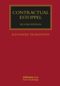 Imagen de portada: Contractual Estoppel 2nd edition 9781032138985