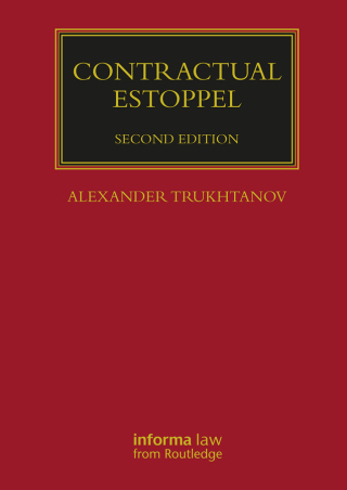 Cover image: Contractual Estoppel 2nd edition 9781032138985