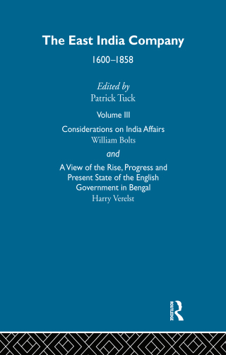 Cover image: East India Company V3 1st edition 9780415155205