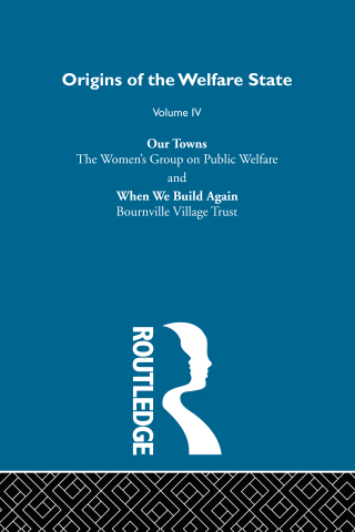 Cover image: Origins of the Welfare State V4 1st edition 9780415212267