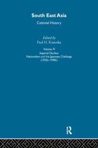 Cover image: South East Asia Colonial History V4 1st edition 9780415215435