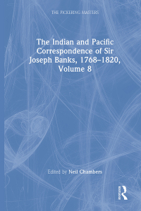 Omslagafbeelding: The Indian and Pacific Correspondence of Sir Joseph Banks, 1768–1820, Volume 8 1st edition 9781848933804