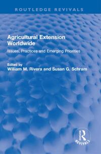Cover image: Agricultural Extension Worldwide 1st edition 9781032225890