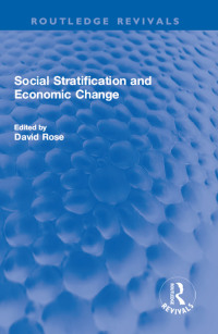 Titelbild: Social Stratification and Economic Change 1st edition 9781032225999