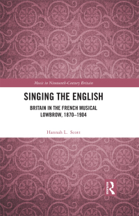Cover image: Singing the English 1st edition 9780367416126