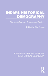 Cover image: India's Historical Demography 1st edition 9781032244761