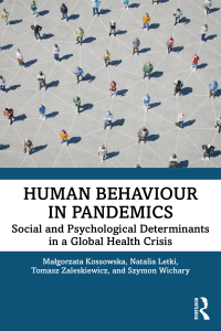 Cover image: Human Behaviour in Pandemics 1st edition 9781032183534