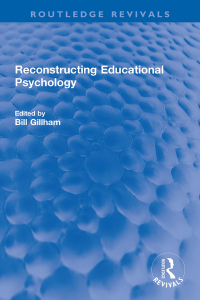 Cover image: Reconstructing Educational Psychology 1st edition 9781032247014