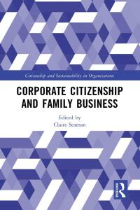 Cover image: Corporate Citizenship and Family Business 1st edition 9780367237035