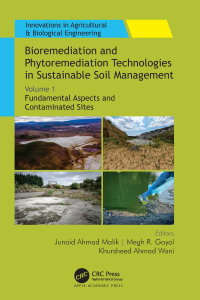 Imagen de portada: Bioremediation and Phytoremediation Technologies in Sustainable Soil Management 1st edition 9781774637180