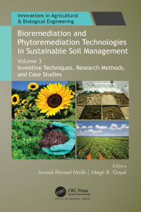 Imagen de portada: Bioremediation and Phytoremediation Technologies in Sustainable Soil Management 1st edition 9781774639887
