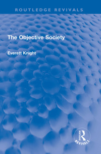 Omslagafbeelding: The Objective Society 1st edition 9781032250298
