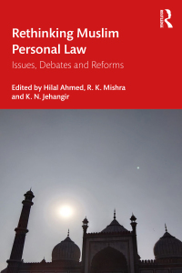 Cover image: Rethinking Muslim Personal Law 1st edition 9781032078748