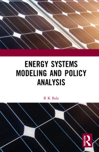 Imagen de portada: Energy Systems Modeling and Policy Analysis 1st edition 9781032110998