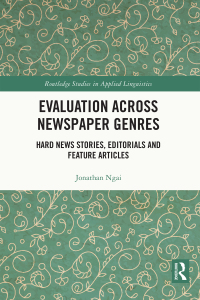 Cover image: Evaluation Across Newspaper Genres 1st edition 9780367713928