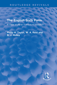 صورة الغلاف: The English Sixth Form 1st edition 9781032253770