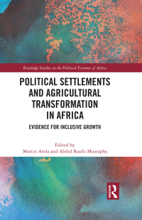 Omslagafbeelding: Political Settlements and Agricultural Transformation in Africa 1st edition 9780367673345