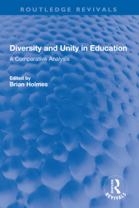 Imagen de portada: Diversity and Unity in Education 1st edition 9781032261461