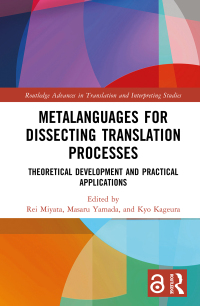 Omslagafbeelding: Metalanguages for Dissecting Translation Processes 1st edition 9781032168951