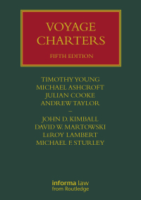 Cover image: Voyage Charters 5th edition 9780367494889