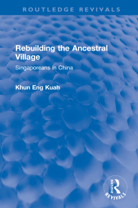 Titelbild: Rebuilding the Ancestral Village 1st edition 9781032261607