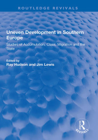 Imagen de portada: Uneven Development in Southern Europe 1st edition 9781032269535