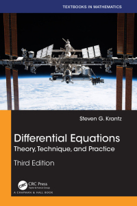 Cover image: Differential Equations 3rd edition 9781032102702