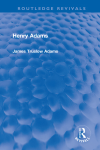 Cover image: Henry Adams 1st edition 9781032273112