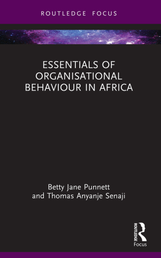 Cover image: Essentials of Organisational Behaviour in Africa 1st edition 9780367435219
