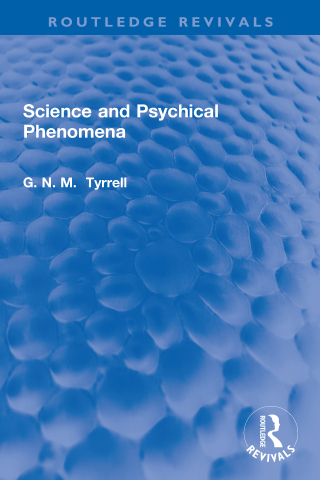 Cover image: Science and Psychical Phenomena 1st edition 9781032270043