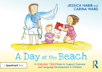 Imagen de portada: A Day at the Beach: A Grammar Tales Book to Support Grammar and Language Development in Children 1st edition 9781032274348