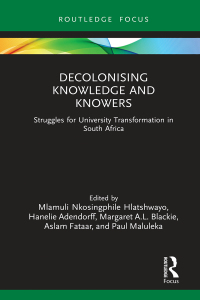 Cover image: Decolonising Knowledge and Knowers 1st edition 9780367618827