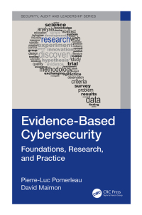 Cover image: Evidence-Based Cybersecurity 1st edition 9781032062761