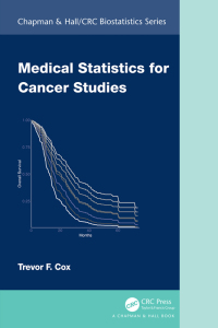 Imagen de portada: Medical Statistics for Cancer Studies 1st edition 9780367486150