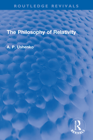 Titelbild: The Philosophy of Relativity 1st edition 9781032270449