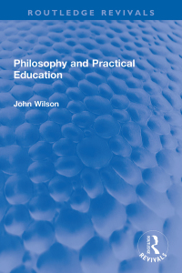 Cover image: Philosophy and Practical Education 1st edition 9781032270814