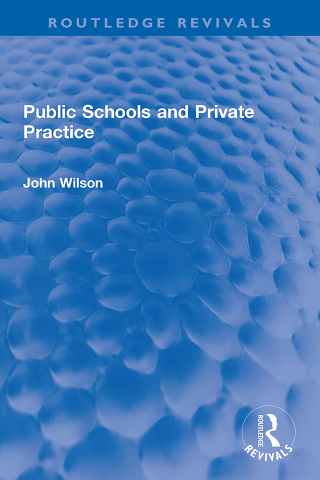 Imagen de portada: Public Schools and Private Practice 1st edition 9781032270845