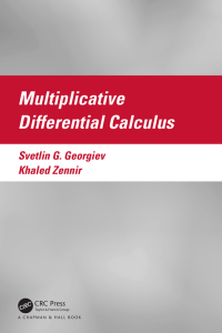 Imagen de portada: Multiplicative Differential Calculus 1st edition 9781032289120