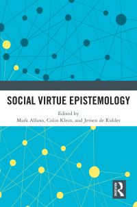 Cover image: Social Virtue Epistemology 1st edition 9780367407643