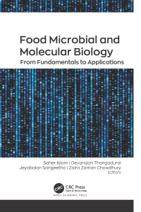 Imagen de portada: Food Microbial and Molecular Biology 1st edition 9781774910863