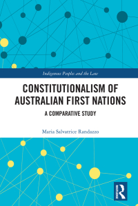 صورة الغلاف: Constitutionalism of Australian First Nations 1st edition 9780367760281