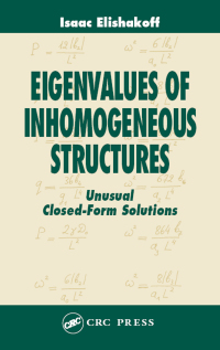 Immagine di copertina: Eigenvalues of Inhomogeneous Structures 1st edition 9780849328923