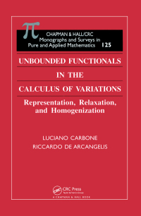 Imagen de portada: Unbounded Functionals in the Calculus of Variations 1st edition 9781584882350