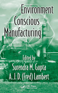 Imagen de portada: Environment Conscious Manufacturing 1st edition 9780367452797