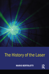 Imagen de portada: The History of the Laser 1st edition 9780367454302