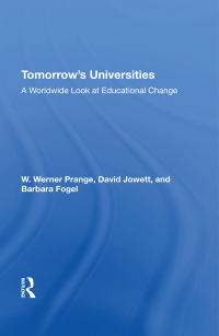 Cover image: Tomorrow's Universities 1st edition 9780367274078